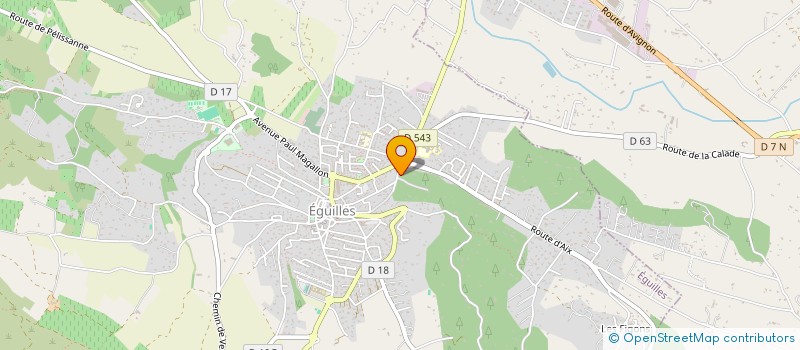 localisation de l'entreprise YVHERLO  EGUILLES