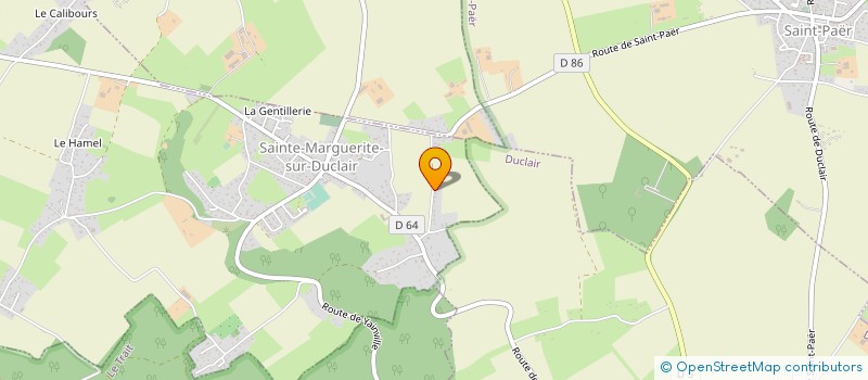 localisation de l'entreprise YVIS  SAINTE-MARGUERITE-SUR-DUCLAIR