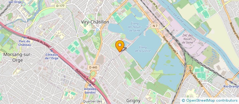 localisation de l'entreprise YVLEC à VIRY-CHATILLON