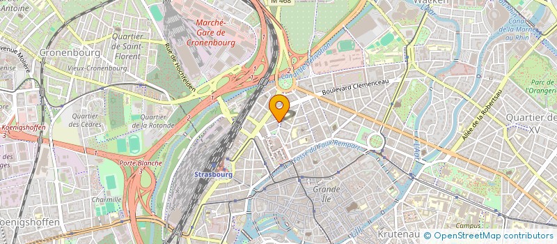 localisation de l'entreprise YVM BEAUTY à STRASBOURG
