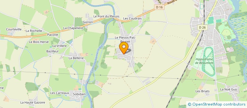 localisation de l'entreprise YVMAPAFA  NORT-SUR-ERDRE