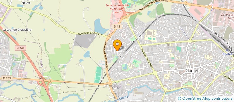 localisation de l'entreprise YVOIR SECURITE à CHOLET