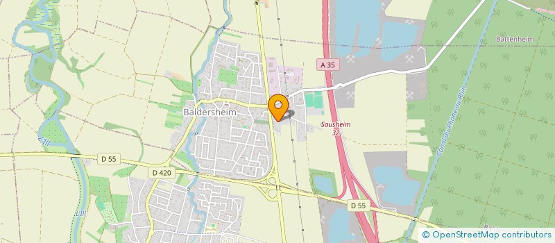 localisation de l'entreprise YVOIRE  BALDERSHEIM