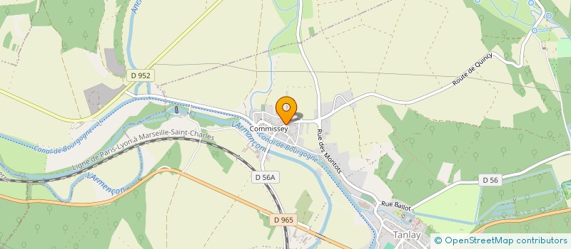 localisation de l'entreprise YVOIS PERE ET FILS à TANLAY