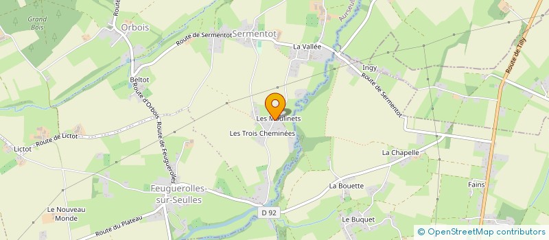 localisation de l'entreprise YVON  AURSEULLES