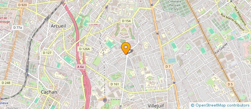 localisation de l'entreprise YVON à VILLEJUIF