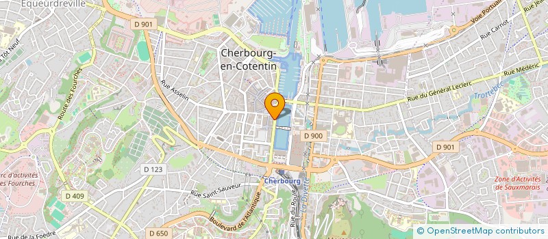 localisation de l'entreprise YVON BDF à CHERBOURG-EN-COTENTIN