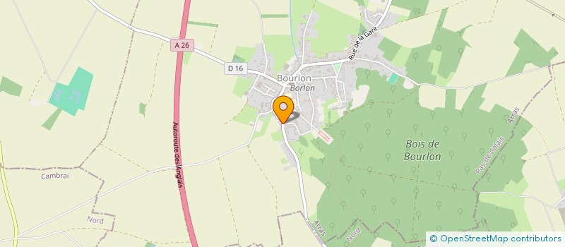 localisation de l'entreprise YVON LOURDEL  BOURLON