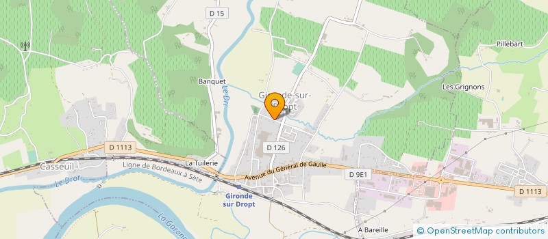 localisation de l'entreprise YVON MAU à GIRONDE-SUR-DROPT