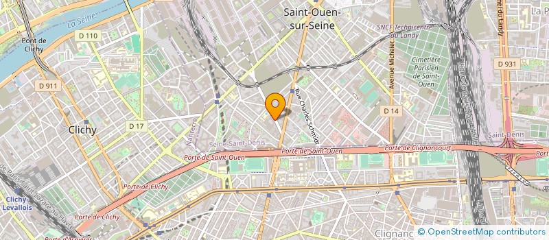 localisation de l'entreprise YVONE BUTTNER ET ALICE BUTTNER  SAINT-OUEN-SUR-SEINE