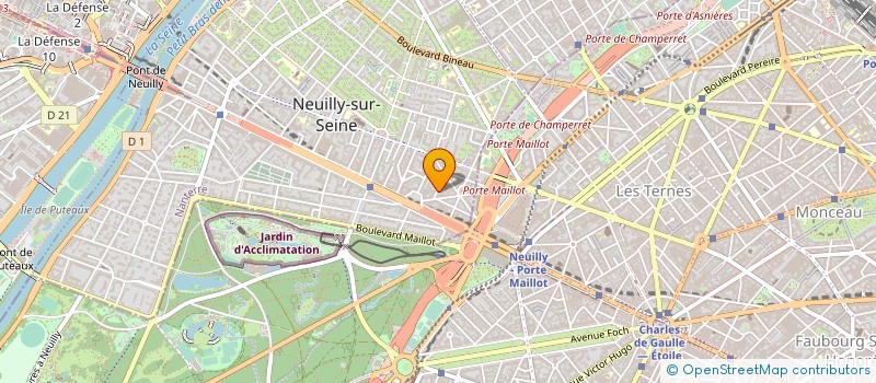 localisation de l'entreprise YVONNE BRETON à NEUILLY-SUR-SEINE