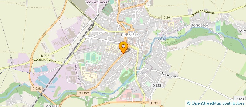localisation de l'entreprise YVONNE EVE  PITHIVIERS