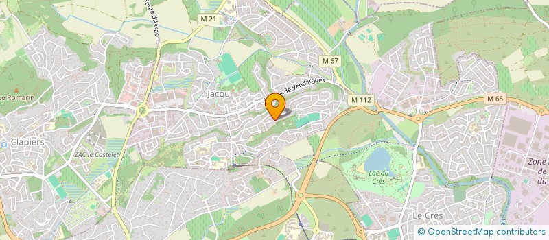 localisation de l'entreprise YVONROSA  JACOU