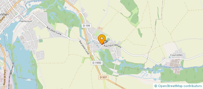 localisation de l'entreprise YVOUART  DOINGT