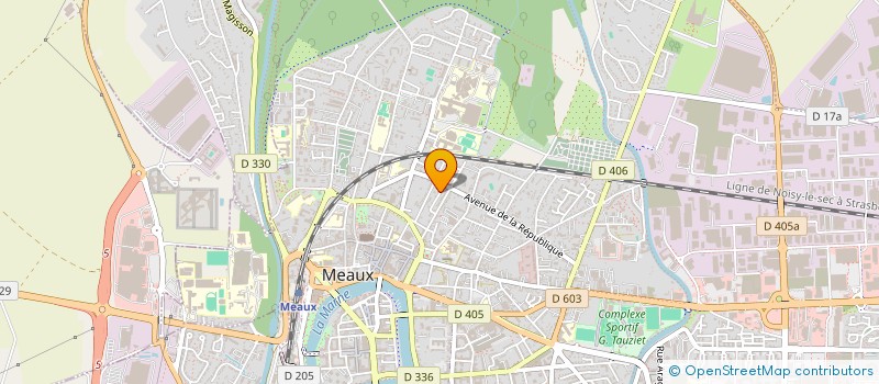 localisation de l'entreprise YVPHYSIO à MEAUX