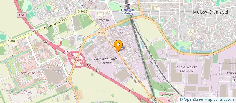 localisation de l'entreprise YVRA MOISSY à MOISSY-CRAMAYEL