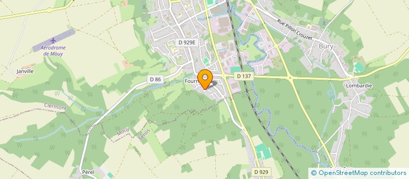 localisation de l'entreprise YVRAY  MOUY