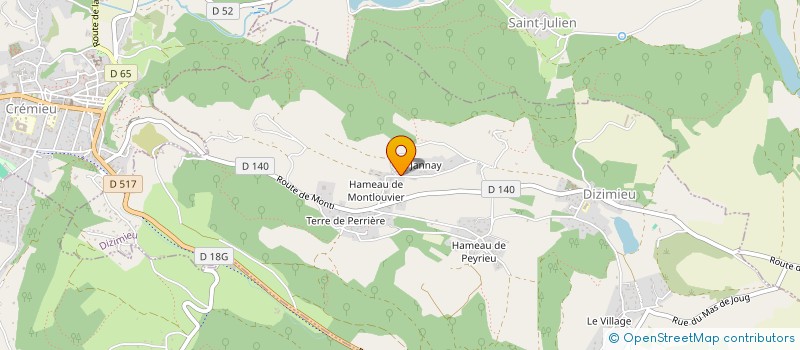 localisation de l'entreprise YVYPRO  DIZIMIEU