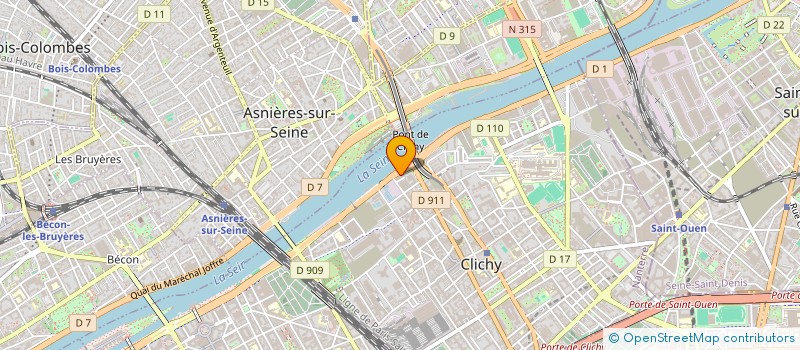 localisation de l'entreprise YW INNOVATIONS à CLICHY