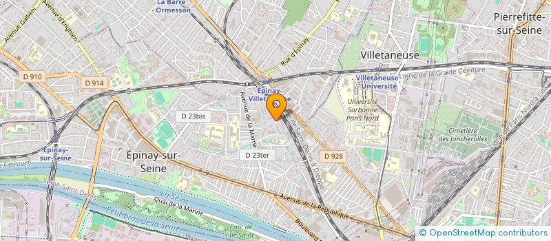 localisation de l'entreprise YWA TRANSPORT à EPINAY-SUR-SEINE