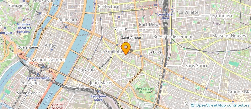 localisation de l'entreprise YWC  LYON