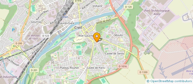 localisation de l'entreprise YWDY DIARRA FRANCE (YDF)  CREIL