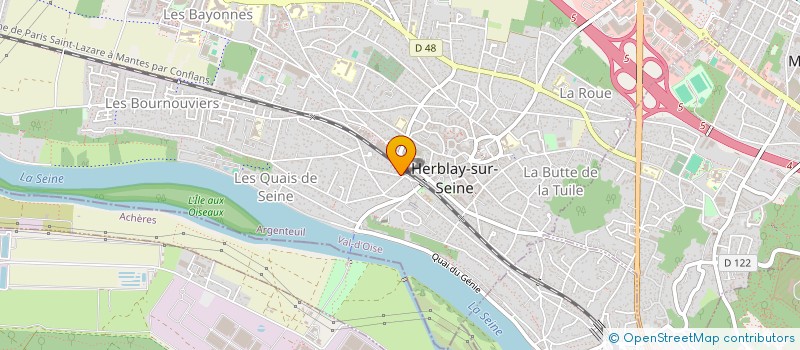 localisation de l'entreprise YWO MASSAGE  HERBLAY-SUR-SEINE