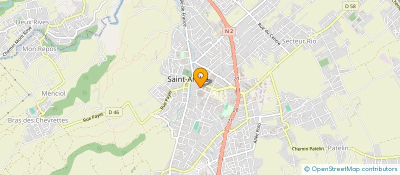 localisation de l'entreprise YWS à SAINT-ANDRE