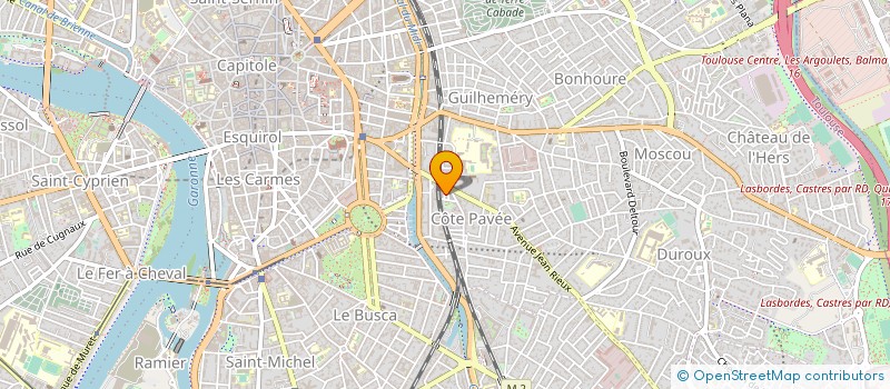 localisation de l'entreprise YXES COMMUNICATION à TOULOUSE