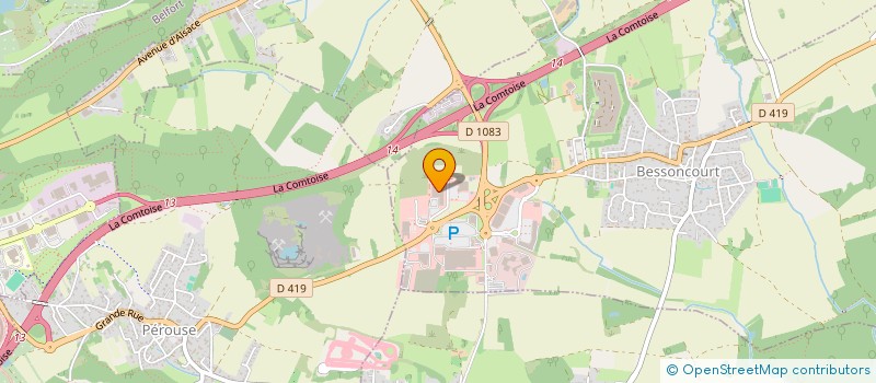 localisation de l'entreprise YY  BESSONCOURT