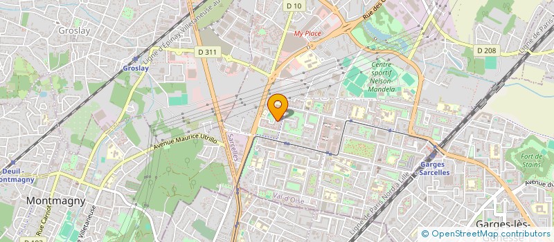 localisation de l'entreprise YYA CONSULTING  SARCELLES