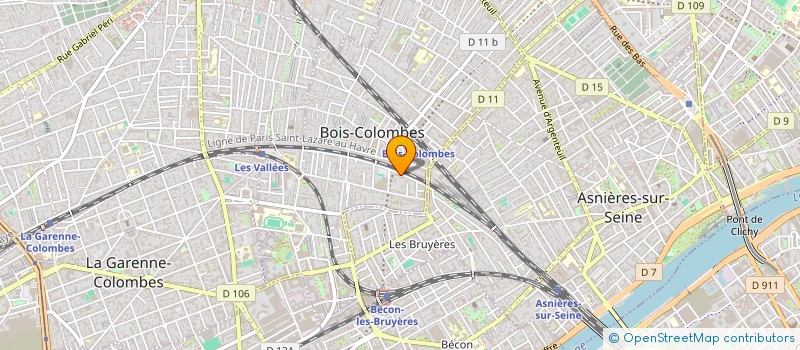 localisation de l'entreprise YYO à BOIS-COLOMBES