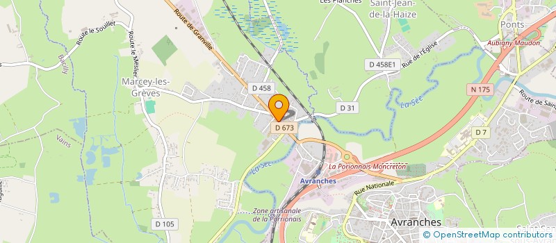 localisation de l'entreprise YZ  MARCEY-LES-GREVES