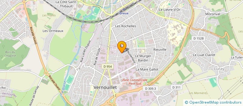 localisation de l'entreprise YZ AUTO à VERNOUILLET