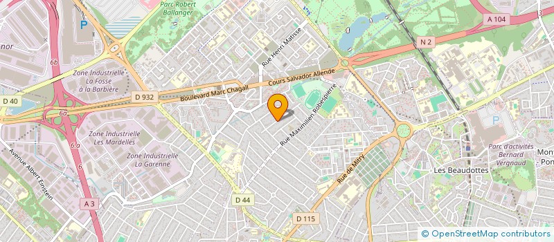 localisation de l'entreprise YZ BAT à AULNAY-SOUS-BOIS