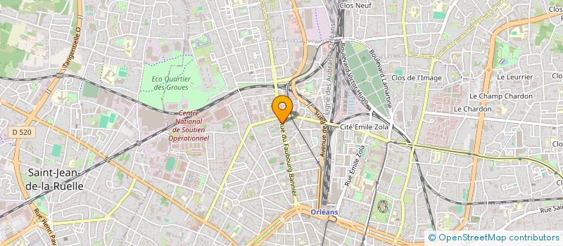 localisation de l'entreprise YZABAU CREATION SARL à ORLEANS