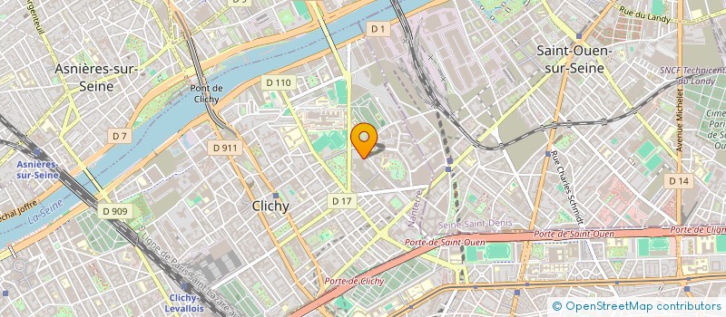 localisation de l'entreprise YZANIMEVENT à CLICHY