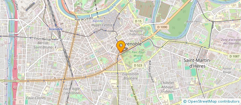 localisation de l'entreprise YZB à GRENOBLE