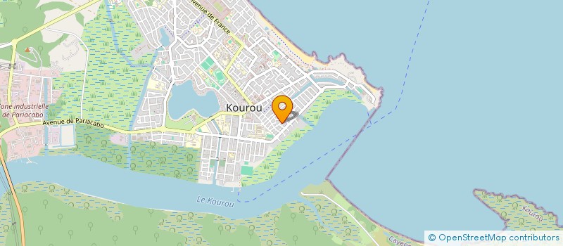 localisation de l'entreprise YZC MULTI-SERVICES à KOUROU