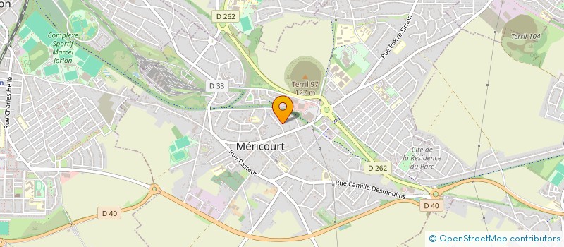 localisation de l'entreprise YZI  MERICOURT