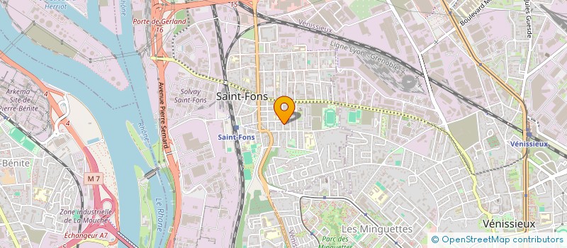 localisation de l'entreprise YZI DESIGN  SAINT-FONS