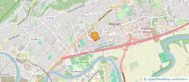 localisation de l'entreprise YZI DRIVER  MEYLAN