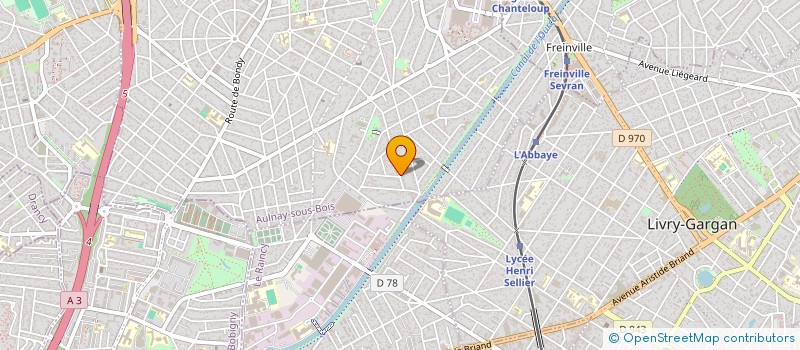localisation de l'entreprise YZI FOOD INVEST à AULNAY-SOUS-BOIS