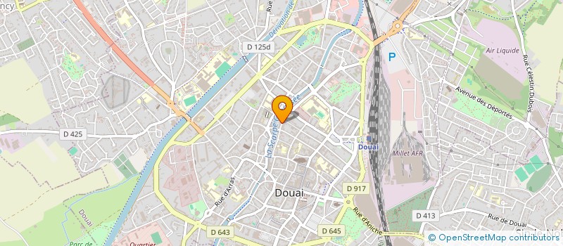 localisation de l'entreprise YZIMMO DOUAI à DOUAI