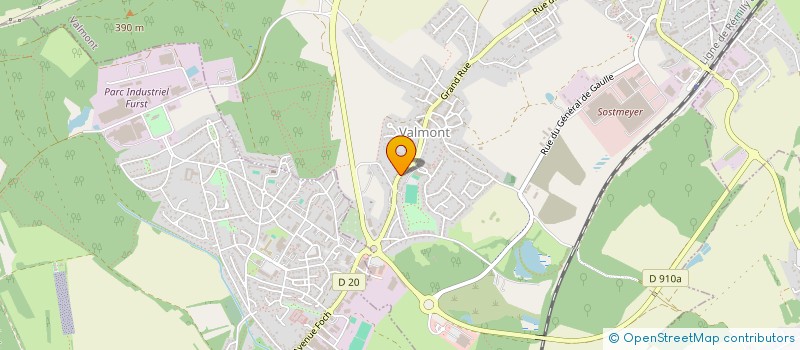 localisation de l'entreprise YZR & CO  VALMONT