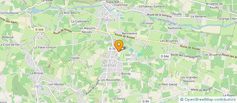 localisation de l'entreprise YZU  LACENAS