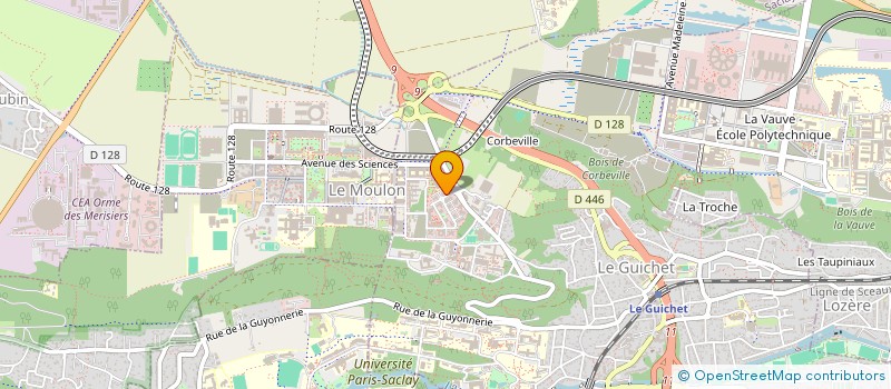 localisation de l'entreprise YZYX INFORMATICS à ORSAY