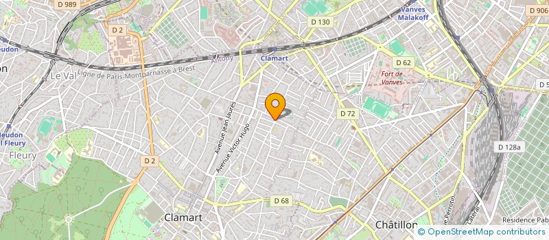 localisation de l'entreprise YZZEO-PRO MULTISERVICES à CLAMART