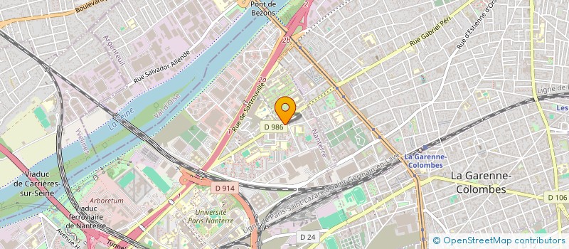 localisation de l'entreprise Z 18 à NANTERRE
