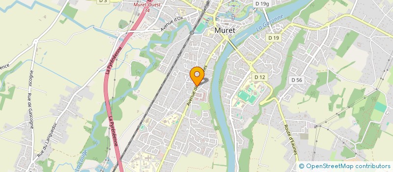 localisation de l'entreprise Z 2  MURET